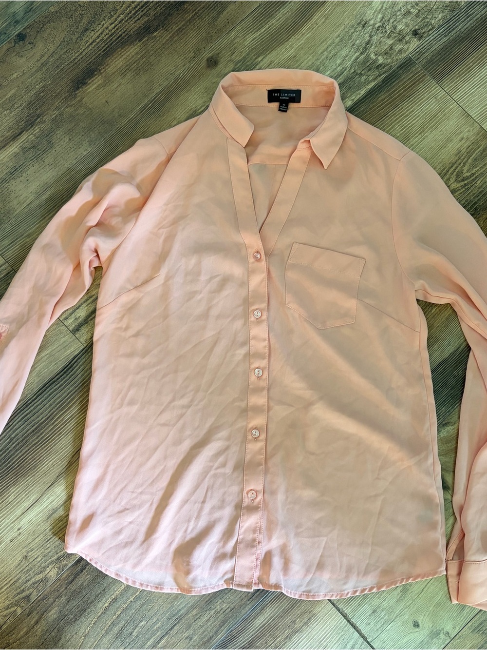 The Limited Light Peach Button-Down Shirt